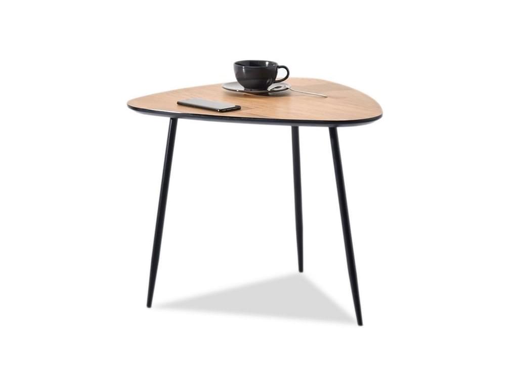 design4life Konferenční stolek COLOF S dub-černá