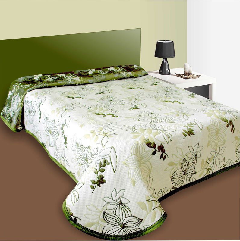 Forbyt Přehoz na postel Lisabon zelený 140 x 220 cm