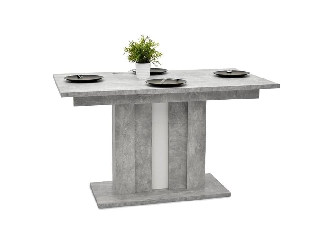 design4life Jídelní stůl GASEN rozkládací, surový beton