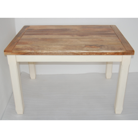 Jídelní stůl Dhari White 170x90 z mangového dřeva  DHARI-W-170